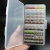 ICERIO 133pcs/Set Ultra-thin Portable Nymph Scud Midge Flies Kit Assortment with Box Trout Fishing Fly Lures ► Photo 3/6