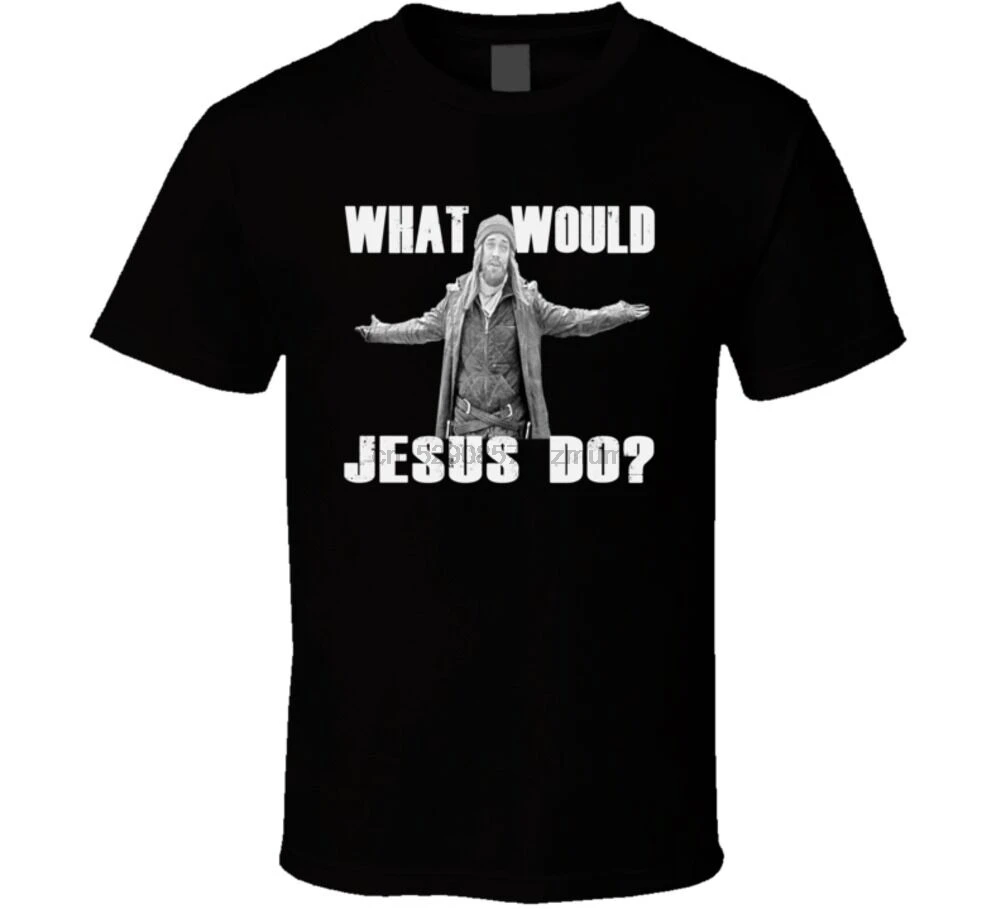 What Would Jesus Do Paul Monroe Ходячие мертвецы сериал Фань Футболка Джон уик | Мужская одежда