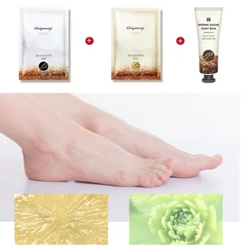 

Honey Dead Skin Remover Foot Mask Exfoliating Feet Mask Foot Care Cream set Socks for Pedicure Peeling Baby Foot Care Product