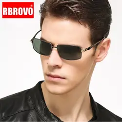 RBROVO 2018 солнцезащитные очки Для мужчин поляризованные Роскошные солнцезащитные очки марки Дизайн Металл вождения вечерние очки для Óculos De