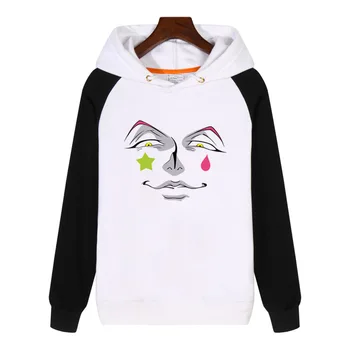 

Hisoka smile Hoodies fashion men women Sweatshirt Streetwear Hoodie Tracksuit Sportswear GA1066