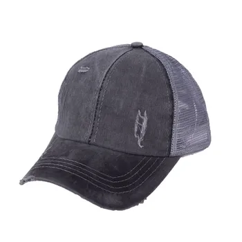 

Unisex Cap Ponytail Messy Buns Trucker Plain Baseball Visor Cap Hat Adjustable Snapback Hats Hip Hop Trucker Cap Кепка Мужская