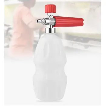 

1/4 Car Washer Foam Gun Gray Cannon Lance High Pressure Snow Soap Pot Bottle 1L