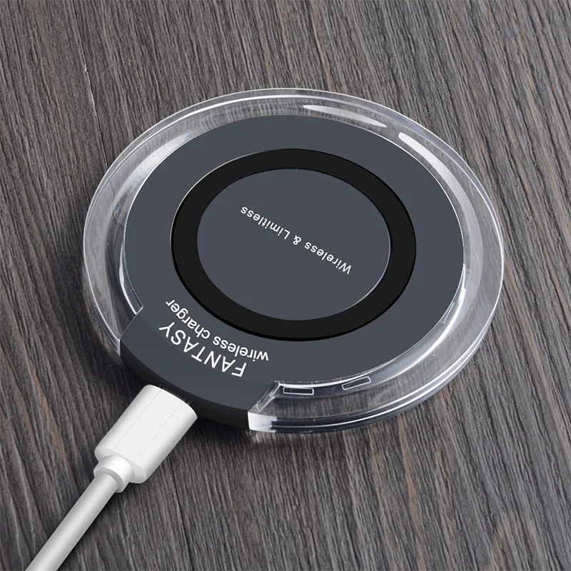 Беспроводное зарядное устройство для зарядки, Индукционное USB зарядное устройство для Apple iPhone 8 Plus/X для samsung Galaxy S6 7 edge S8 Plus Note 8