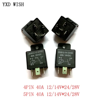 

5Pin 4Pin 40A Waterproof Car Relay Long Life Automotive Relays Normally Open DC 12V/24V Relay For Head Light Air Conditioner 40a