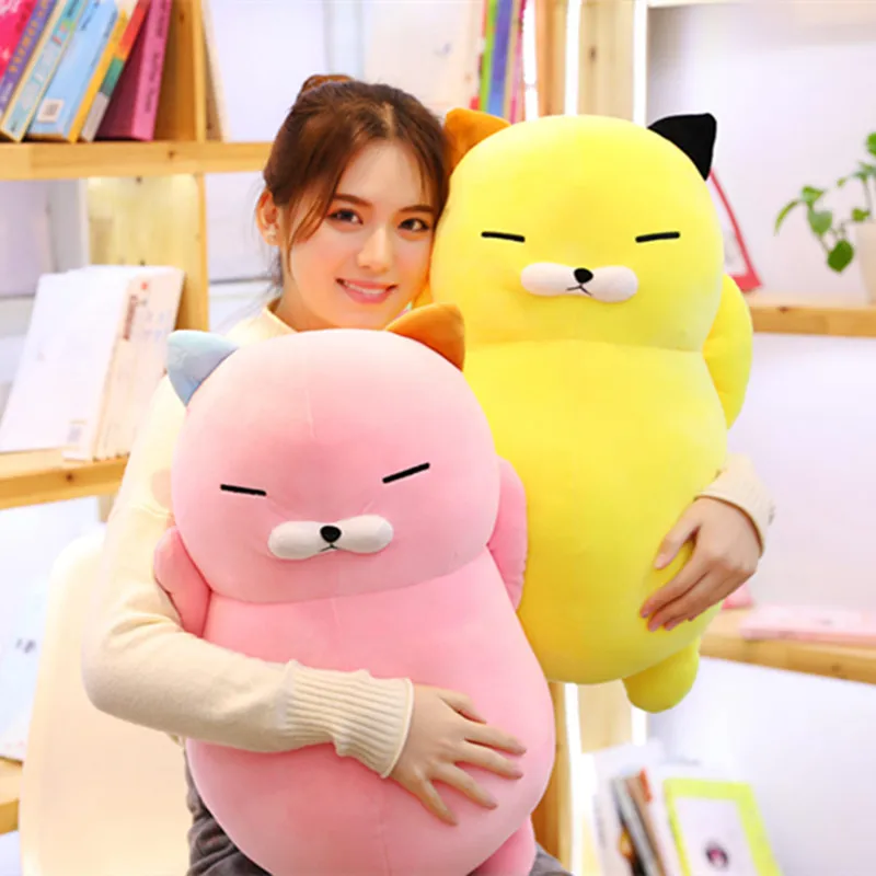 

60cm Cute Plush Toy Cat Lovely Dolls Kids Appease Toys Fat Pillow Birthday Christmas Gift For Children Girls AP