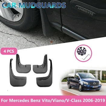 

Car Mudguards Accessories Mudflap Fender Splash Flap Protection for Mercedes Vito Viano V Class 2006~2019 W639 639 W447 447