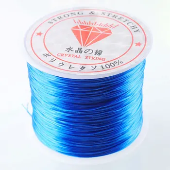 

45m Length Blue Stretch Elastic Bead Cord Thread String for Bracelet necklace Jewelry Making PH3002