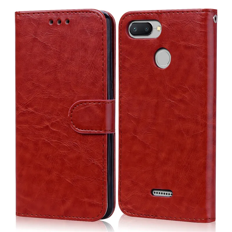 Кожаный чехол для xiaomi redmi 6, задняя крышка, кошелек, флип-чехол для xiaomi redmi 6 redmi 6, чехол для xiaomi redmi 6, Funda Coque