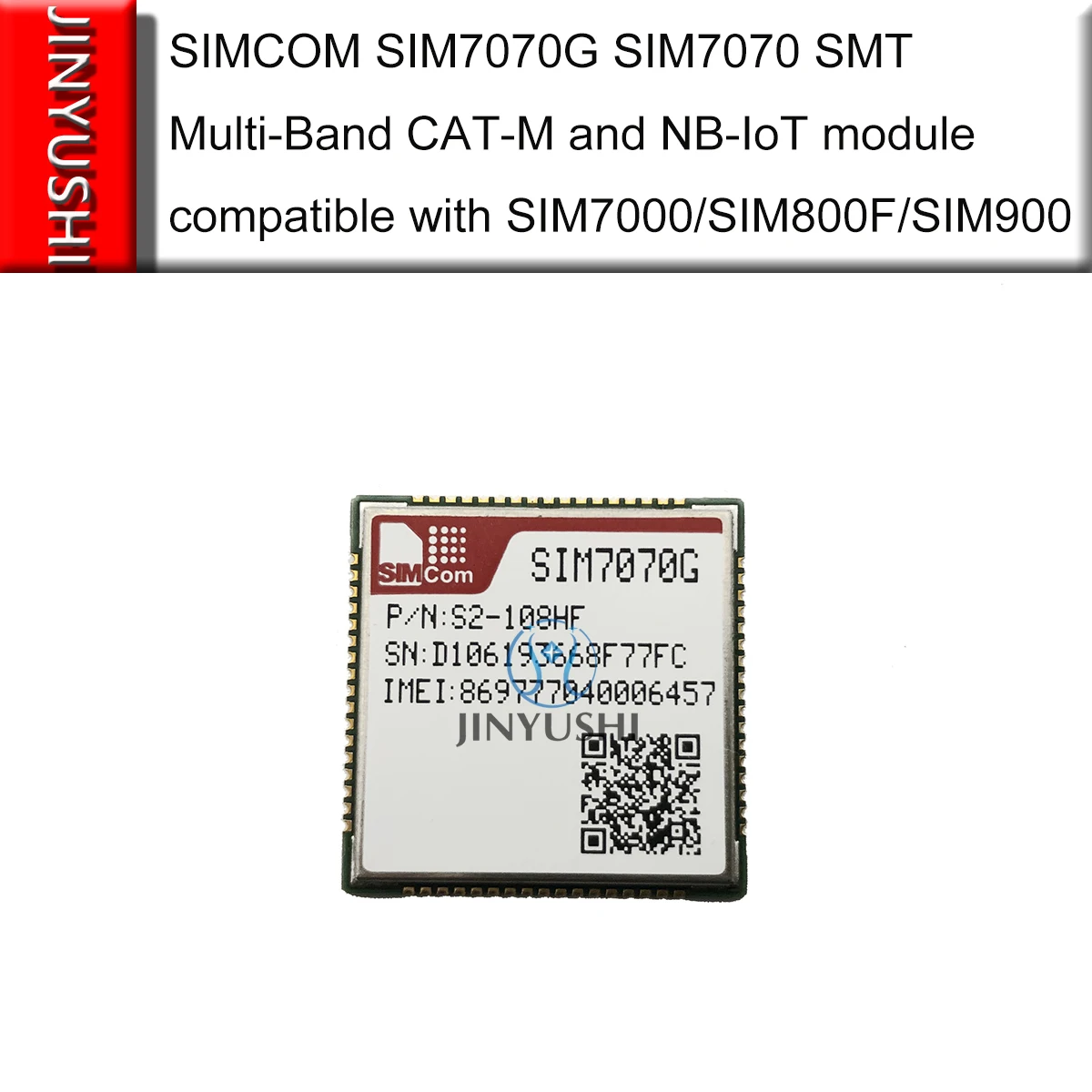 SIMCom SIM7070G SIM7070 SMT многополосный LPWA Cat-M Cat-NB GPRS/EDGE NB-IoT модуль совместимый с SIM7000E SIM800F