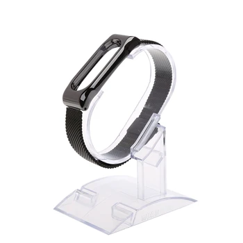

Magnetic Wristband Stainless Steel Metal Screwless Wrist Strap for xiaomi Band 2 X3UA