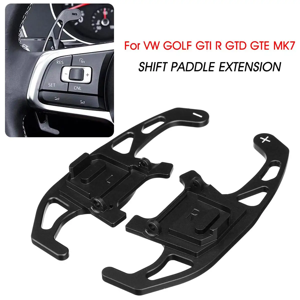 2 шт. расширенный рычаг переключения руля для VW GOLF GTI R GTD GTE MK7 7 POLO Scirocco 2014 2015 2016