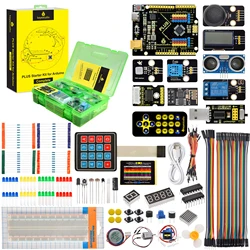 Keyestudio Kit completo de iniciación para Arduino, Kit electrónico de programación gráfica para rascar, juguetes, 32 proyectos