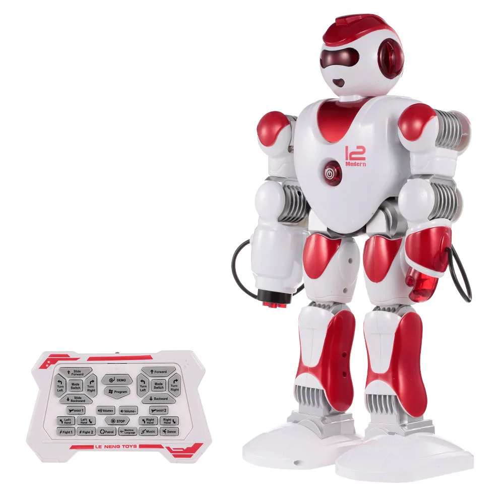 

LE NENG TOYS Intelligent Robot K2 Smart Strike Force Robot Intelligent Programmable Music Dance RC Toy for Kids Gift