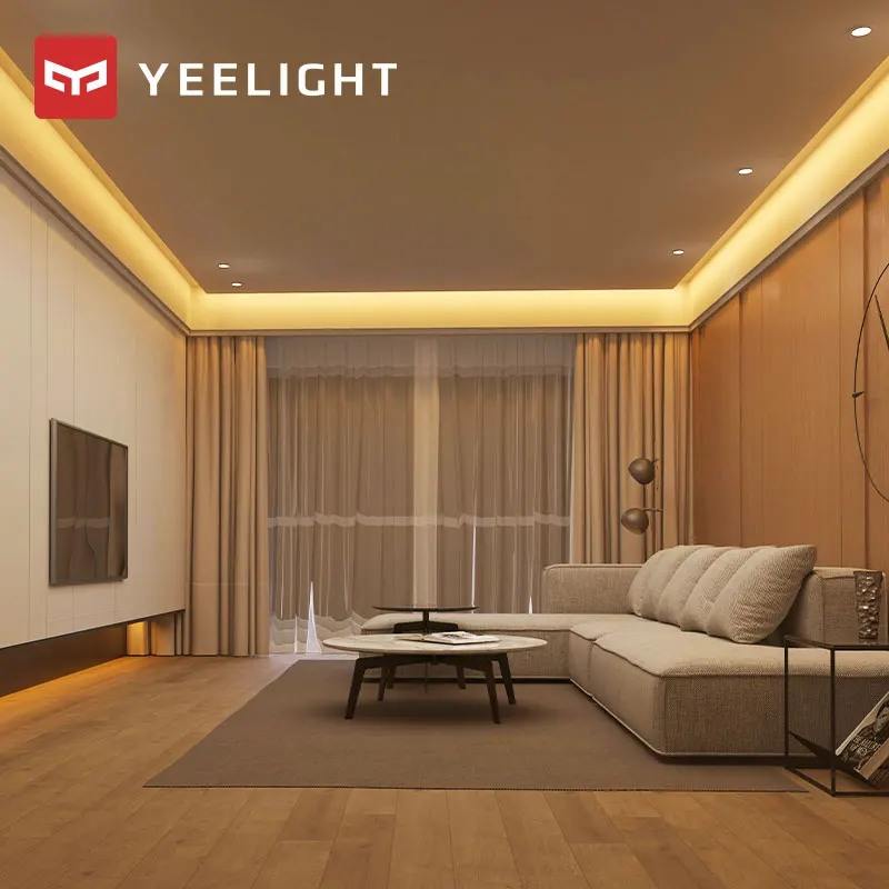 Умный светодиодный светильник Xiaomi Yeelight 30 м, цветная регулировка температуры, приложение, Bluetooth, дистанционное управление, голосовое управление, интеллектуальный