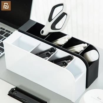 

Youpin Fizz Multi-function 4 Grid Desktop Pen Holder Office School Storage Case Desk Pen Pencil Organizer For Office