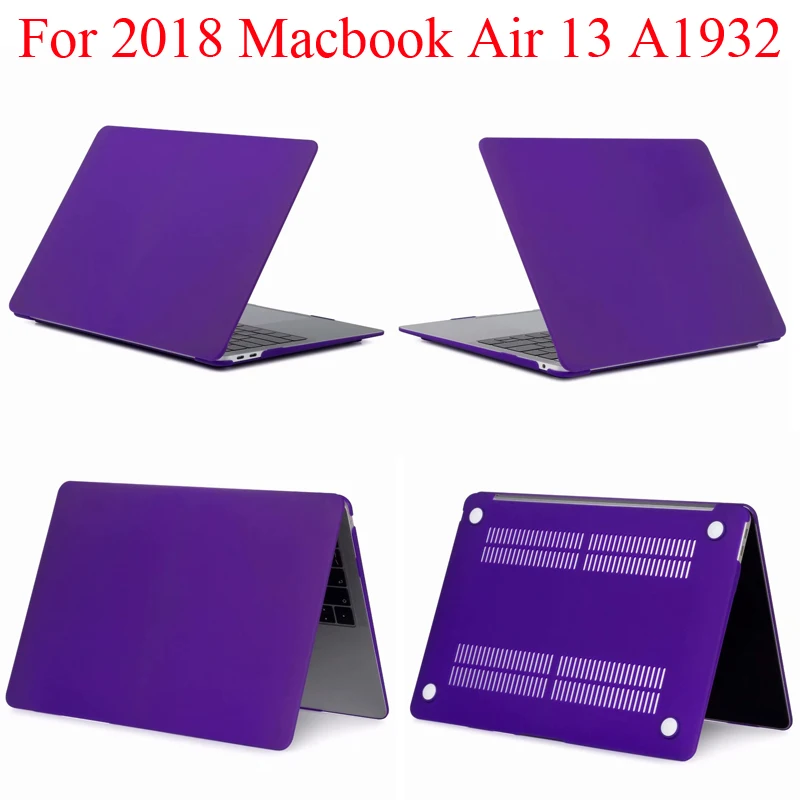 Матовый чехол для Macbook Air 13, защитная крышка, новинка, MacbookAir, 13,3 дюймов, A1932, матовый корпус