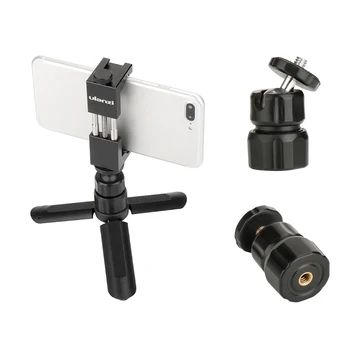 

Ulanzi Mini Spherical Universal Photography Sports Camera Accessories Tripod Monopod Base Selfie Stick and Mobile Phone Clip