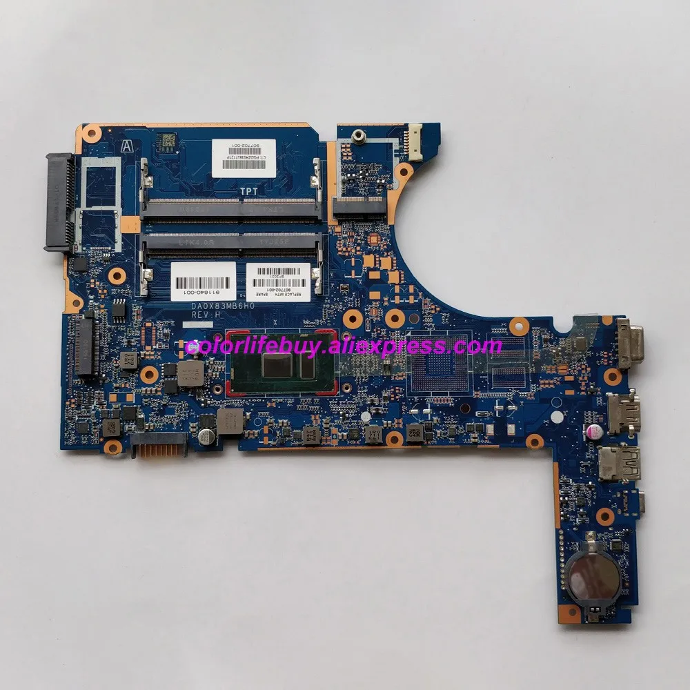

Genuine 907702-001 DA0X83MB6H0 i3-7100U CPU Laptop Motherboard 907702-601 Mainboard for HP ProBook 450 G4 NoteBook PC