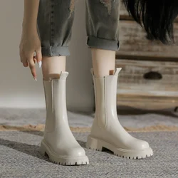 Women's Ankle Boots Microfiber XL Online Fall Winter Shoes Short Plush Lining Winter Chelsea Boots Comfortable Casual Boots
