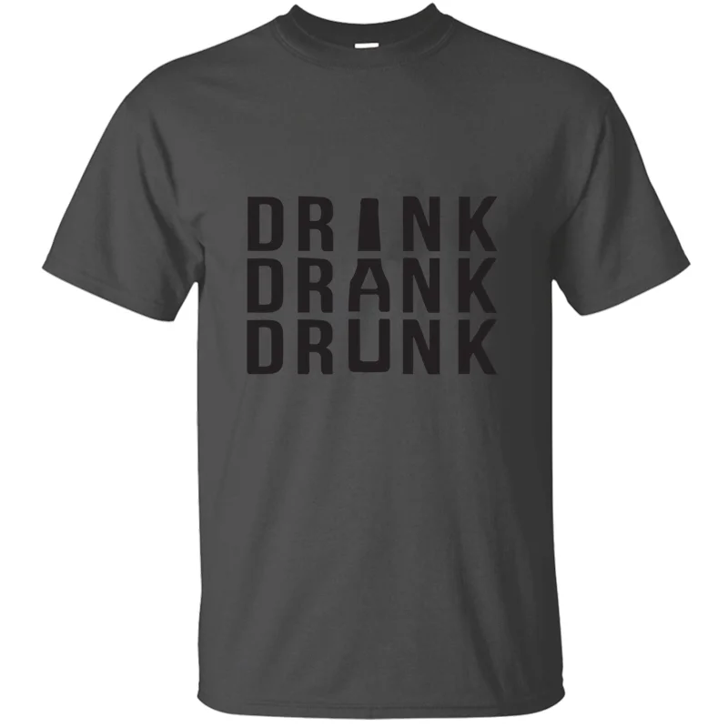 Дизайнерская футболка Humor drink drunk,, нормальная Мужская футболка унисекс, против морщин, хлопок, хип-хоп