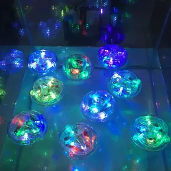 

Hot Light-up Colorful Bathing Toy Floating Durable Safe Bathtub Light Toy for Baby Kids LSK99