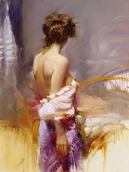 

Artists perfect original works modern art oil, hand painted women on canvas, human models