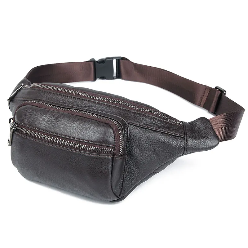 Мужская сумка на талию из натуральной кожи, повседневная многофункциональная сумка, Новая Винтажная мужская сумка для путешествий, сумка на плечо 3020A/3020Q