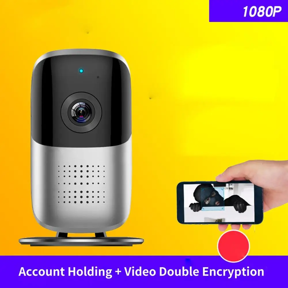 

1080P Security Wi-Fi Wireless Mini Panoramic Ip Camera Security Camera Wifi Night Vision Cctv Camera