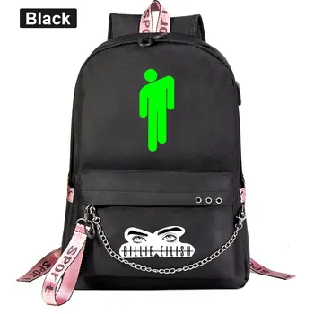 

J5406 Fashion Music Idol POP Chain Children Girl School bag Teenagers Student Schoolbags Men Women Lady Backpack