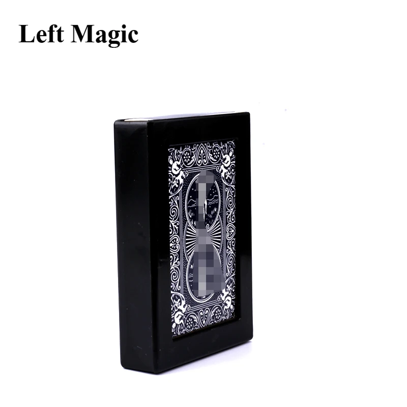 Amazing Magic Deck Desappearing Vanishing Magic Card Case Fun Poker Vanishing Caso Caso de fuga de trucos de magia Close Up Color: A