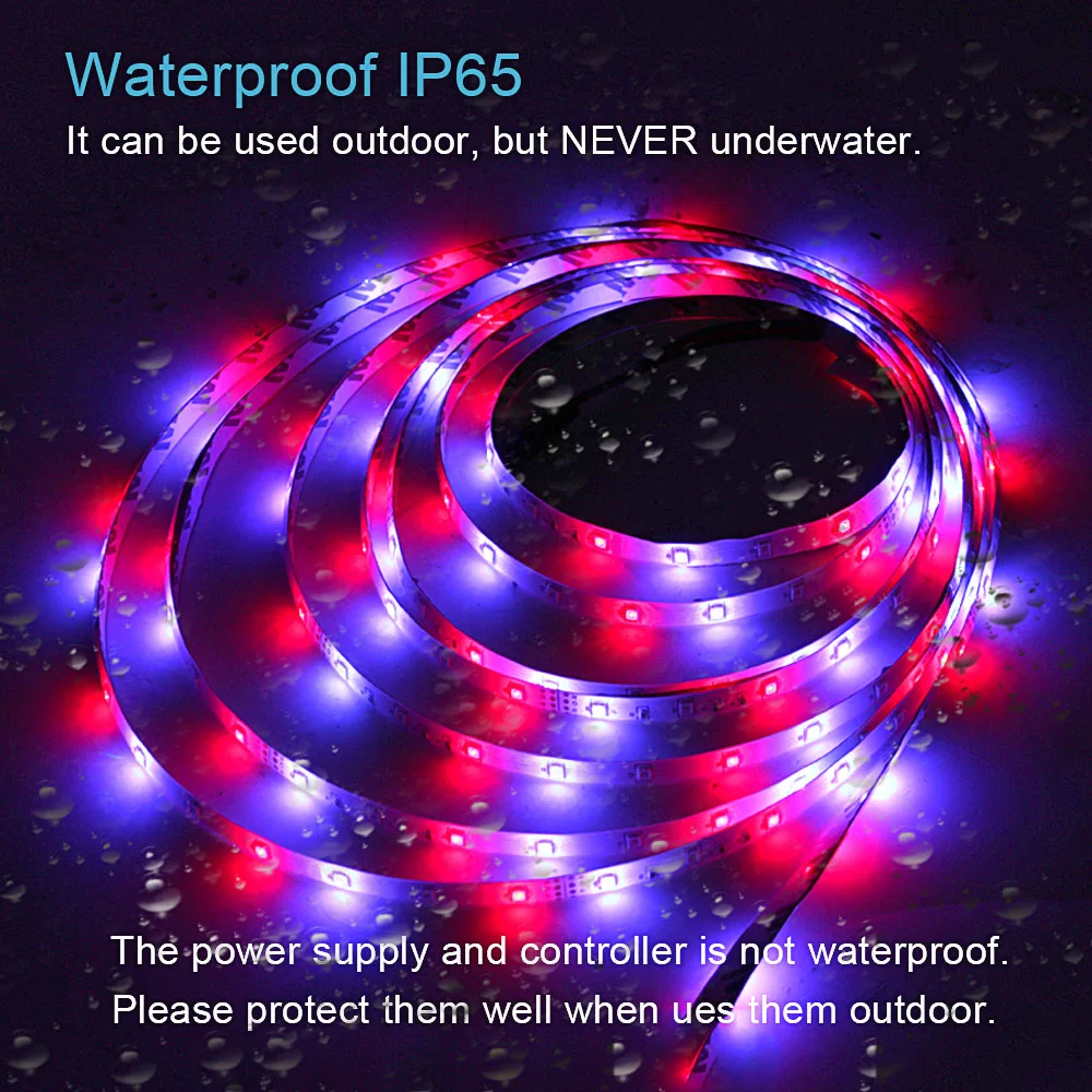 Светодиодная лента 5 м 10 15 2835 RGB 12 В постоянного тока Диодная гибкая Tira