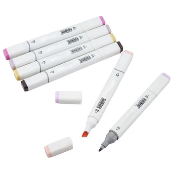 

30 Colors Artist Sketch 2 Head Marker Set for School Drawing Sketching UY8