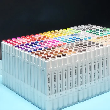 

TouchFIVE Marker 30/40/60/80/168 Colors Art Marker Set Oily Alcohol Based Sketch Markers Pen for Artist Drawing Manga Animation