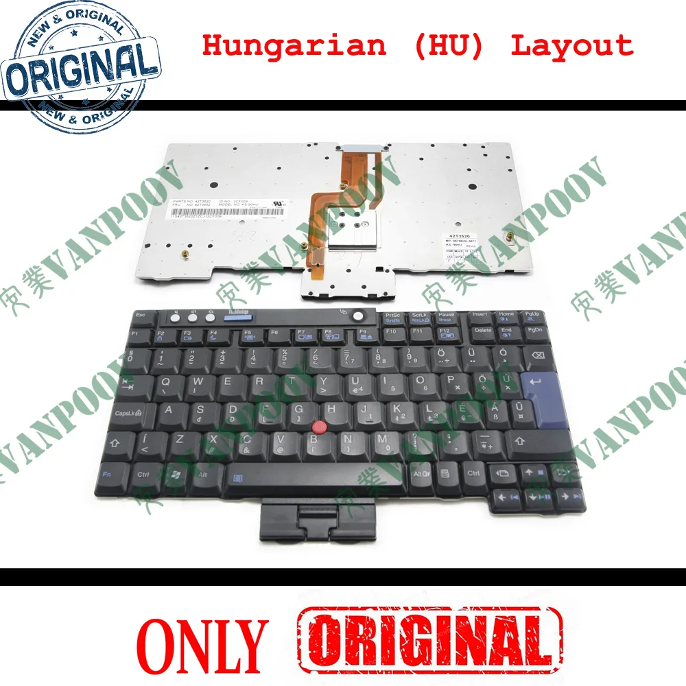 Клавиатура для ноутбука IBM Thinkpad X60 X60S X61 X61S X60T X61T Black FRU 42T3552 42T3520