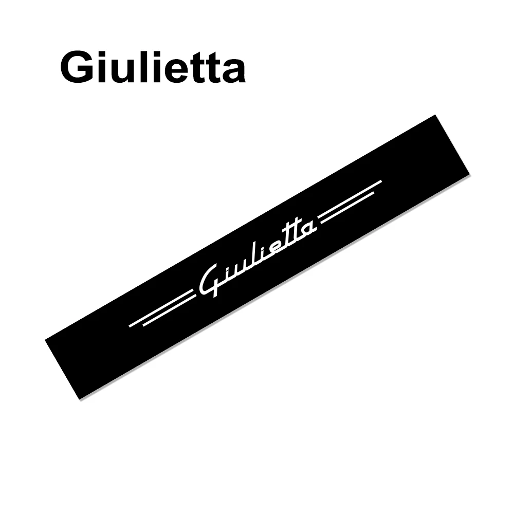 Для Alfa Romeo 159 Giulietta Giulia 147 156 Mito Stelvio GT Sportiva наклейка на переднее и заднее лобовое стекло автомобиля аксессуары для тюнинга - Название цвета: Giulietta