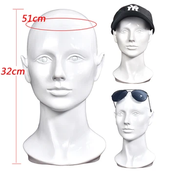 

Professional Female Wig Stand Mannequins Head For Wigs Hat Scarf Display Hairdressing Salon Training Heads