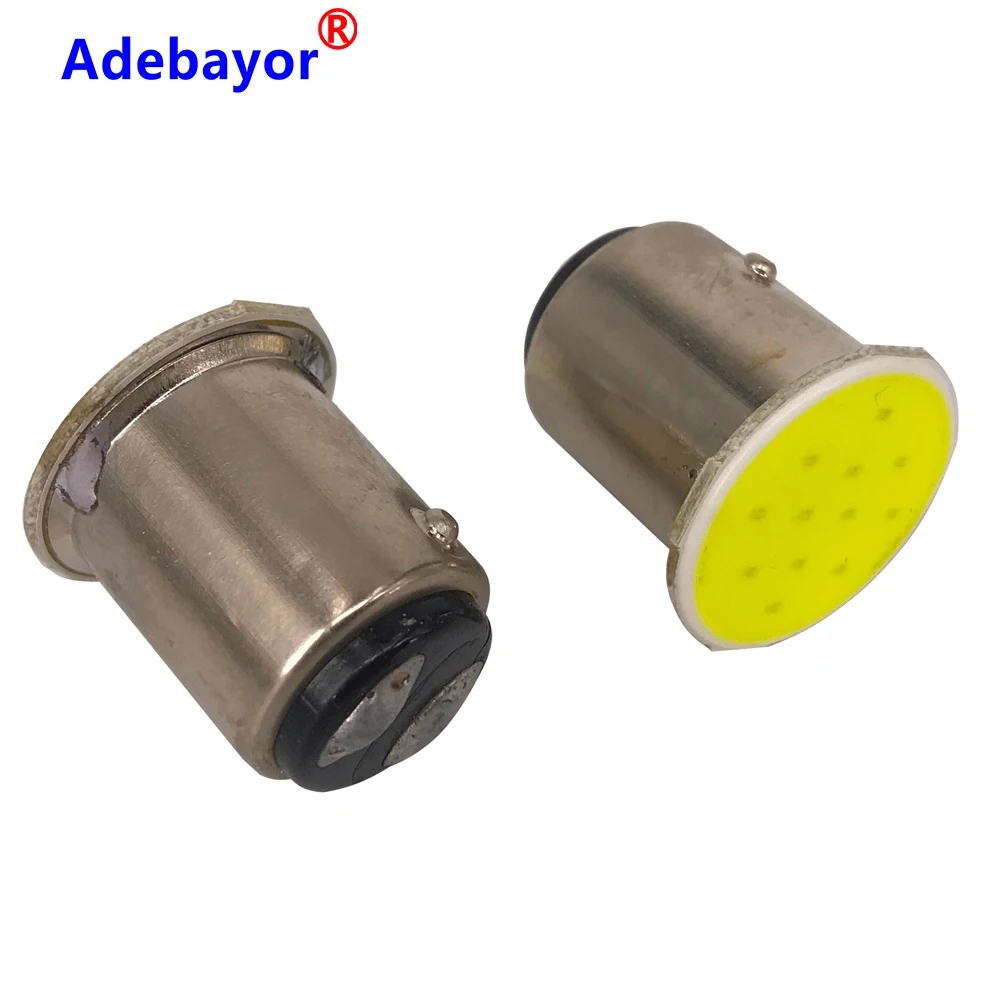 Светодиодная стоп-лампа BAY15D COB 12 SMD 400 шт. 1157 P21W автомобильный сигнал для парковки
