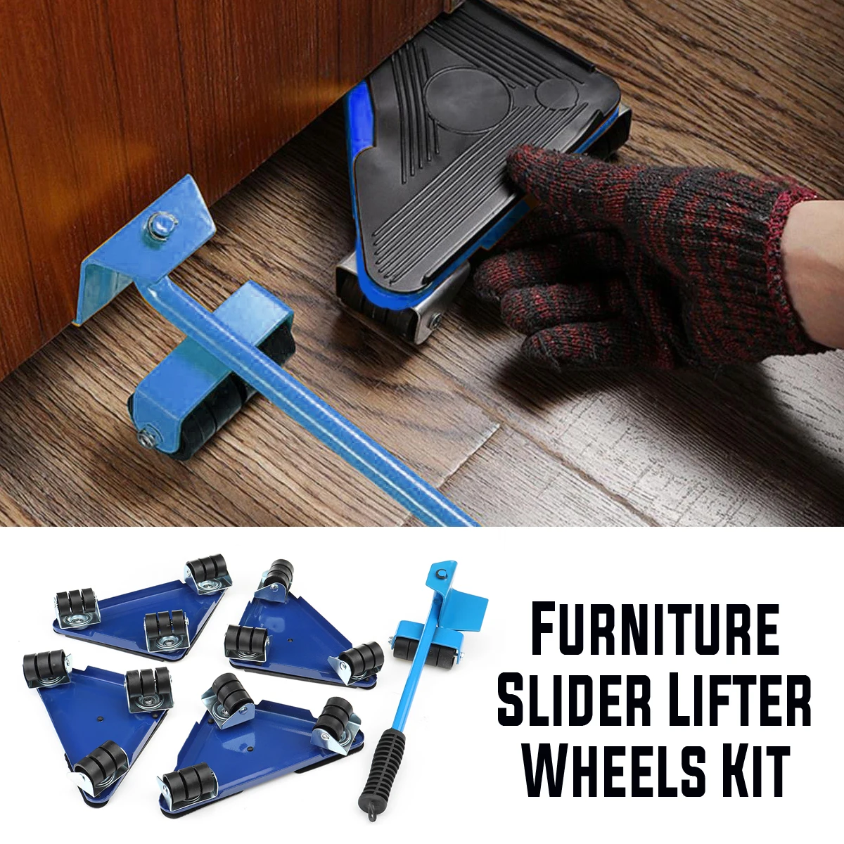 Furniture Mover Tool Set Furniture Transport Lifter Heavy Stuffs Moving