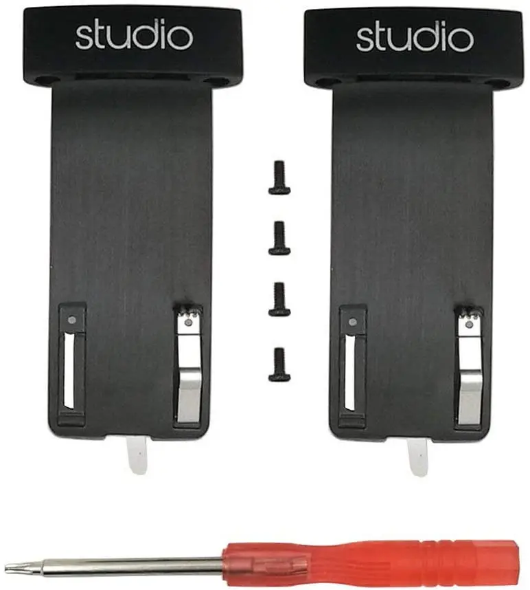 Studio 2 Wired Hinges Replacement Metal Folding Hinges Set Repair Parts Compatible with Beats Studio 2 0 Wired Headphones