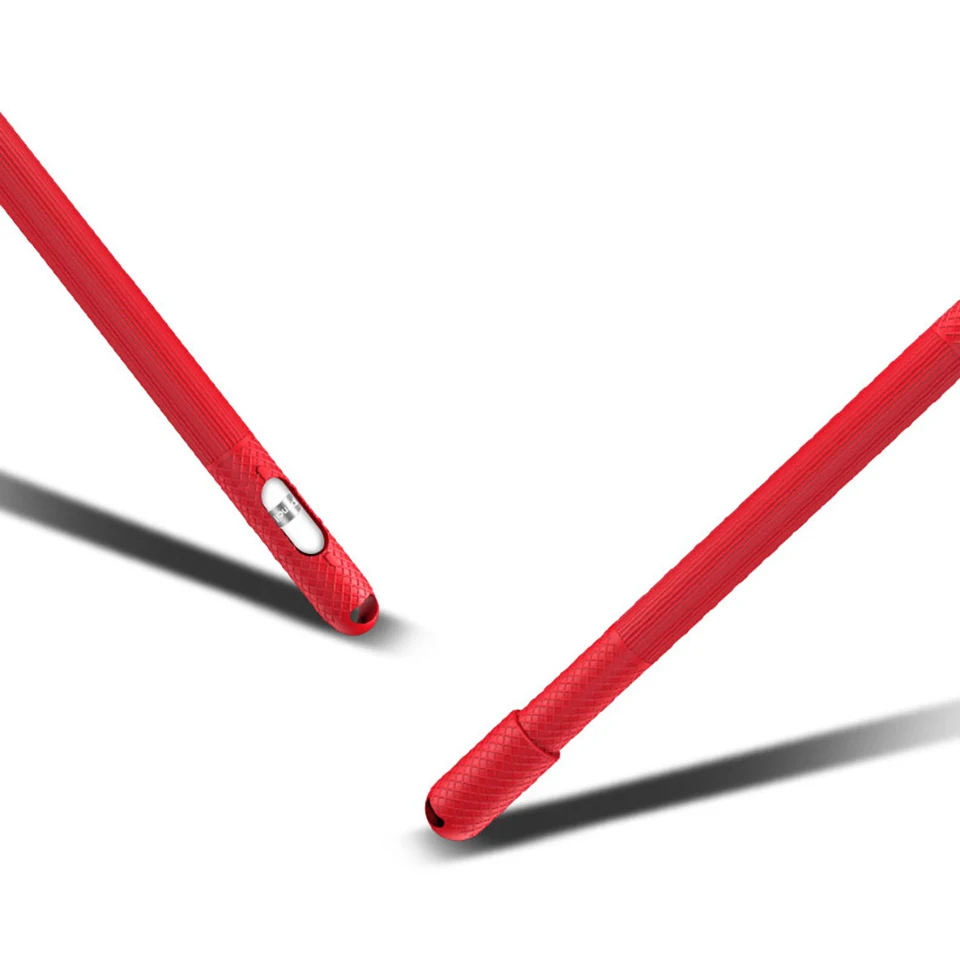 Цветной Мягкий силиконовый чехол совместимый с Apple Pencil 1 iPad планшетом сенсорной