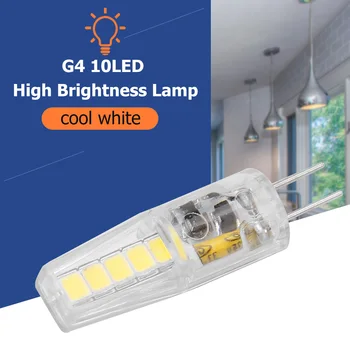 

Energy Saving 2W SMD2835 10 LED Chandelier Light Bulb Lighting Replace Halogen Lamps 12V AC/DC G4 LED Lamp Bulb