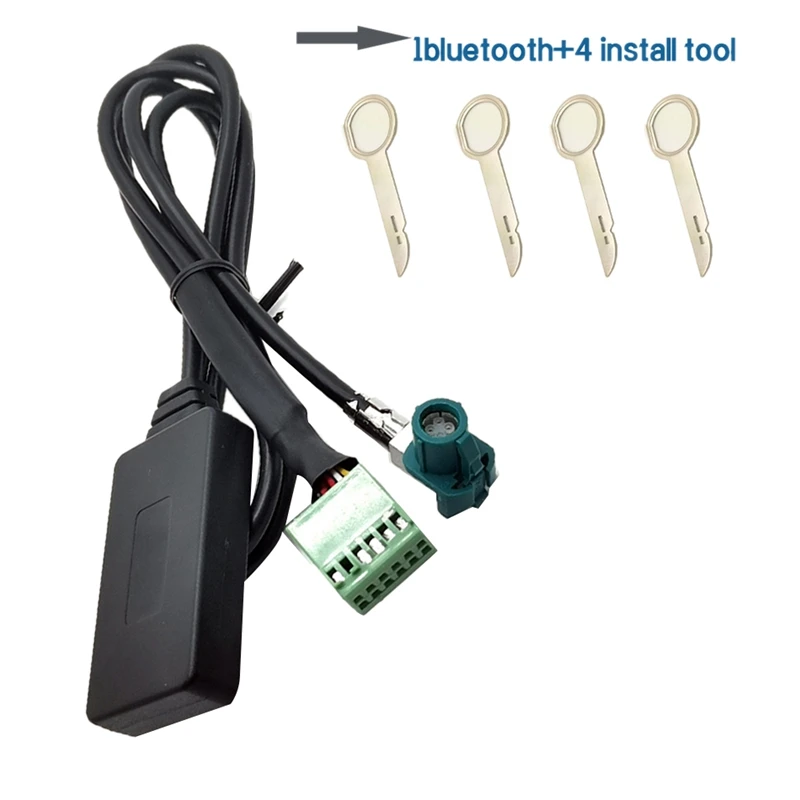 12 Pin 12V автомобильный беспроводной AUX Bluetooth 5,0 адаптер Hands Free Авто Bluetooth автомобильный комплект аудио кабель для Audi A3 A4 B8 B6 A6 C6 B7 C6