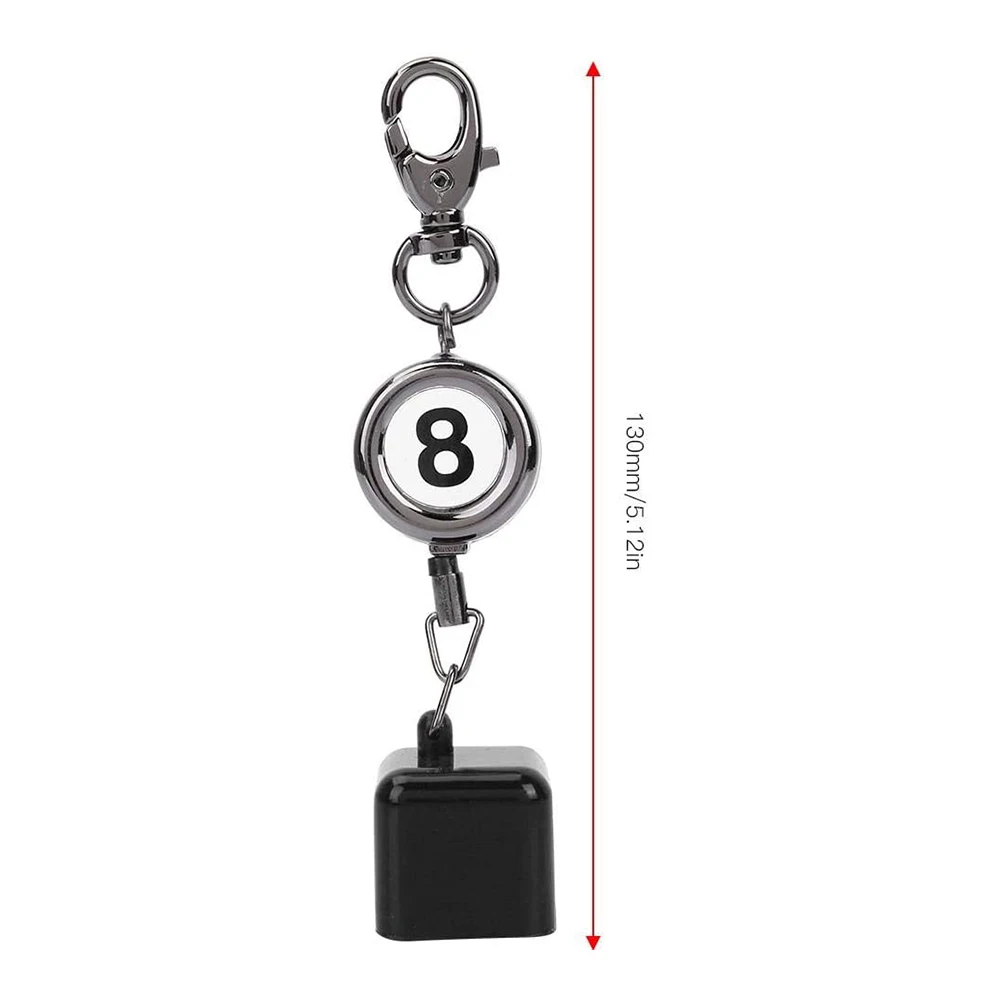 Description Picture 4 of itemSnooker Cue Chalk Holder with Retractable Key Ring, Pool Chalk Bag, Billiard Chalk Pocket