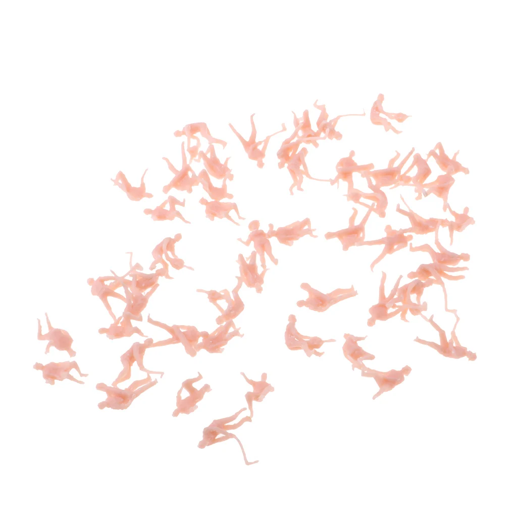 1/87 Worker Action Figure HO Scale Train Railway Street Layout Scenery Decor