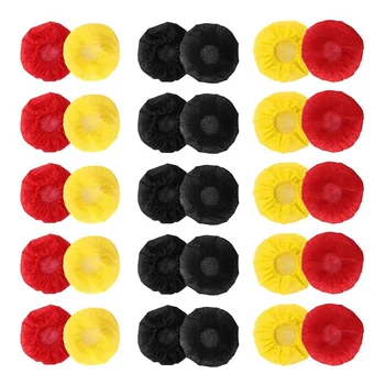 

300 Pcs Disposable Microphone Cover Non-Woven Microphone Cover Windshield for Recording Studio, KTV, Stage Performance
