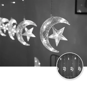 

Hot sales Fairy Lights Outdoor Star Curtain Xmas New Year Garland Decoration led string light