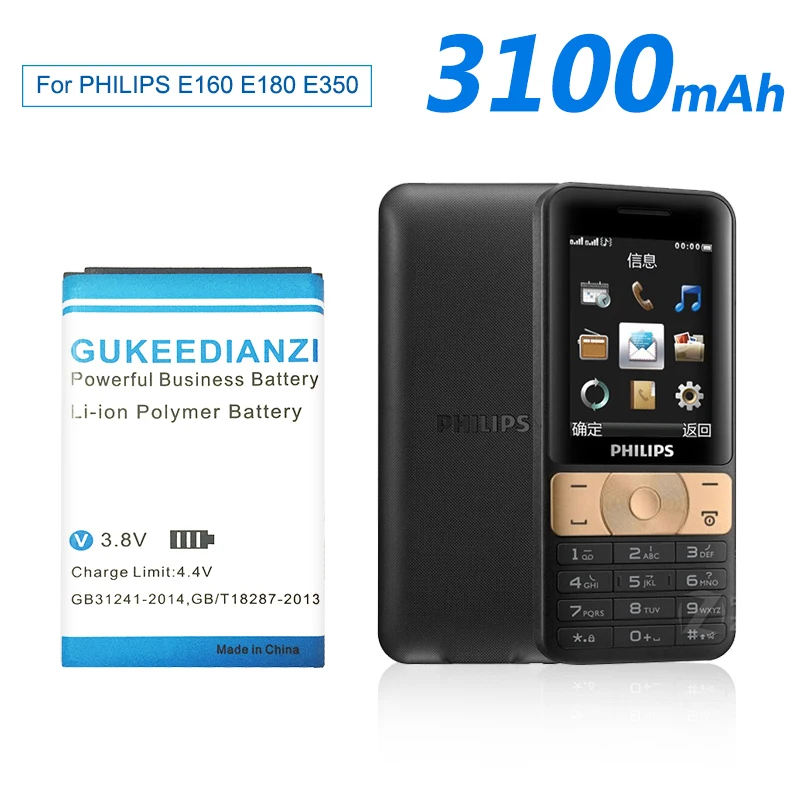GUKEEDIANZI BL8008 3100 мАч телефон батарея для Fly BL8008 BL 8008 мобильный сменный аккумулятор