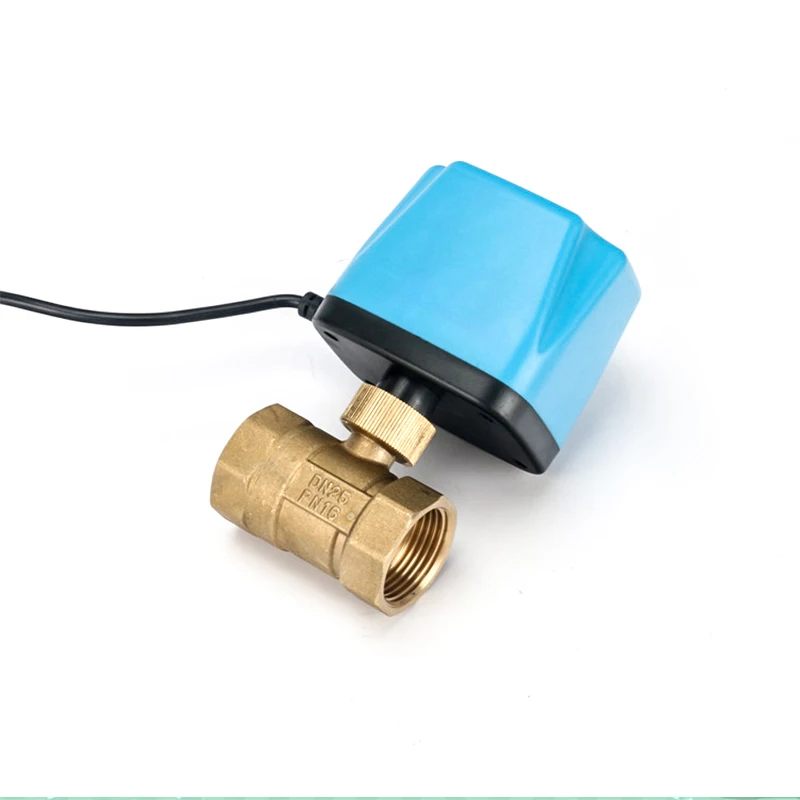 1/2" 3/4" 1" 2" Normally Closed 220V 12V 24V 2-Wire Brass Motorized Ball Valve Replace Solenoid
