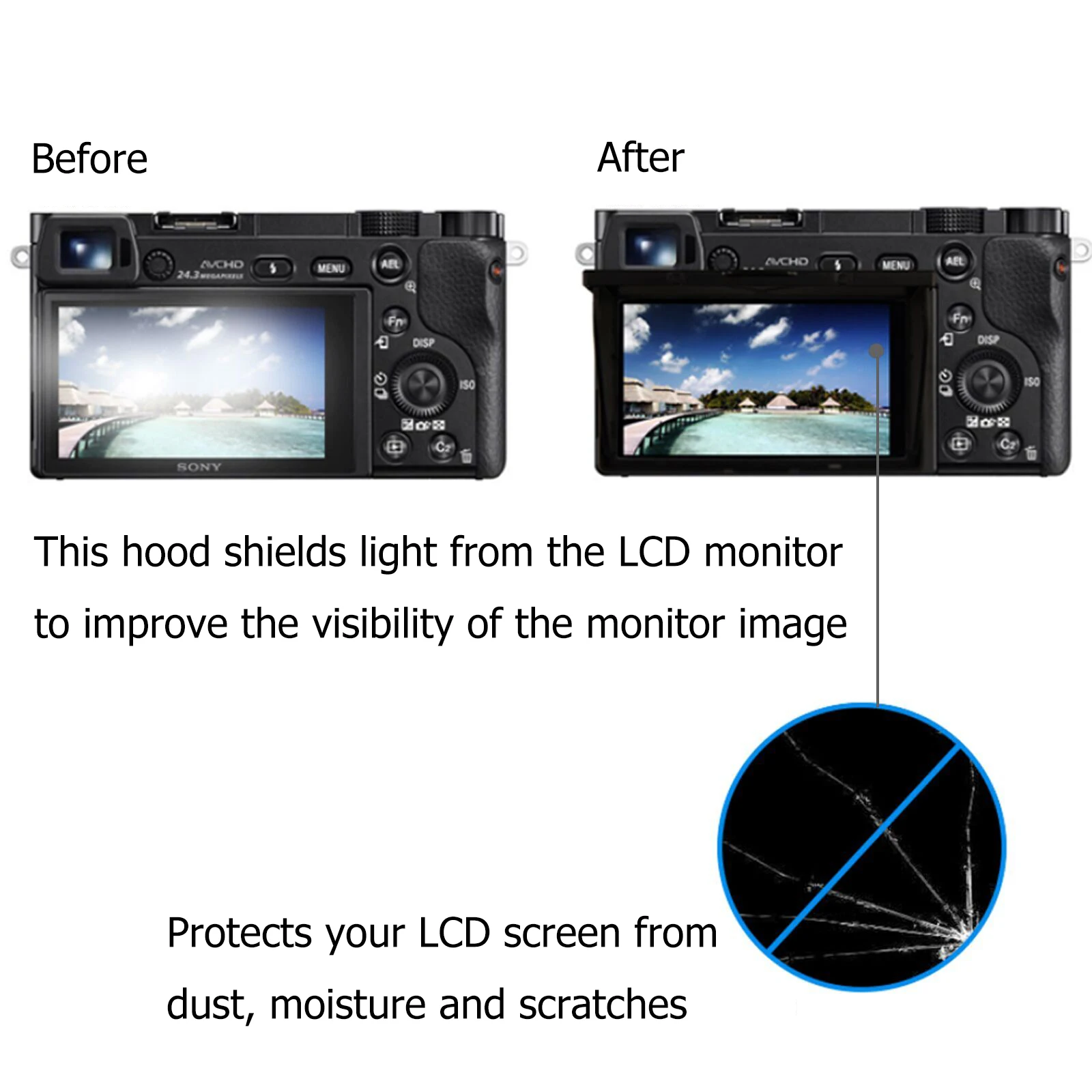 Protector Sony Camera A6000 Cover | Accessories Camera Sony A6000 - Lcd  Screen - Aliexpress
